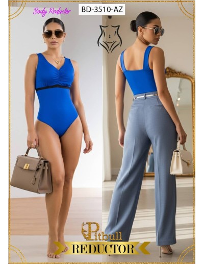 Body Reductor Pitbull - Cintura Perfecta Escote V BD3510