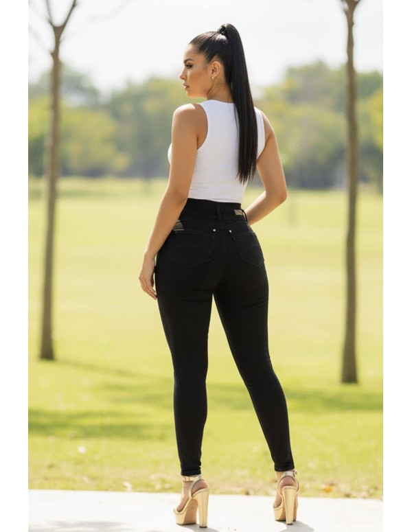 Pantalón Colombiano Con Faja Pitbull PTF7704 | Realce Perfecto Y Ajuste Ideal