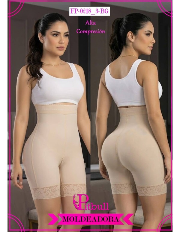 Faja reductora tipo short - Pitbull - Ref. FP0218 - comodidad y moldeado en una sola prenda