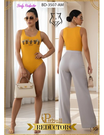 Body Reductor Pitbull - Modelo BD3507 - Estilo Deportivo con Realce Natural

 2